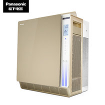 松下（Panasonic）除甲醛空气净化器家用除过敏原雾霾二手烟苯 纳米水离子PM2.5数显F-136C7PX金(金色)