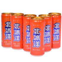 北冰洋桔汁味汽水330mL*6 童年的味道