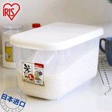 爱丽思 日本进口塑料5kg小米桶厨房用品装放米箱粮食收纳罐盛米盒储米缸(默认 默认)