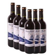 PENGFEI MANOR法国原酒进口红酒龙船干红葡萄酒国产(六只装)