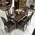 皮耐迪 新中式实木餐桌椅组合长方形桌子餐厅家用饭桌(单桌 1.3m)