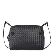 BOTTEGA VENETA女士黑色羊皮单肩包 245354-V0016-8175 02黑色 时尚百搭