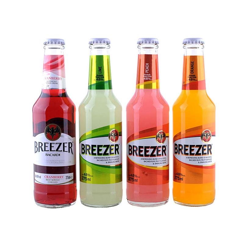 百加得冰锐朗姆预调酒4瓶装