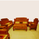 红木家具123红木沙发六件套实木沙发客厅组合非洲黄花梨
