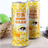 亲亲 芒果牛乳味饮料 480ML/罐 （台湾地区进口）