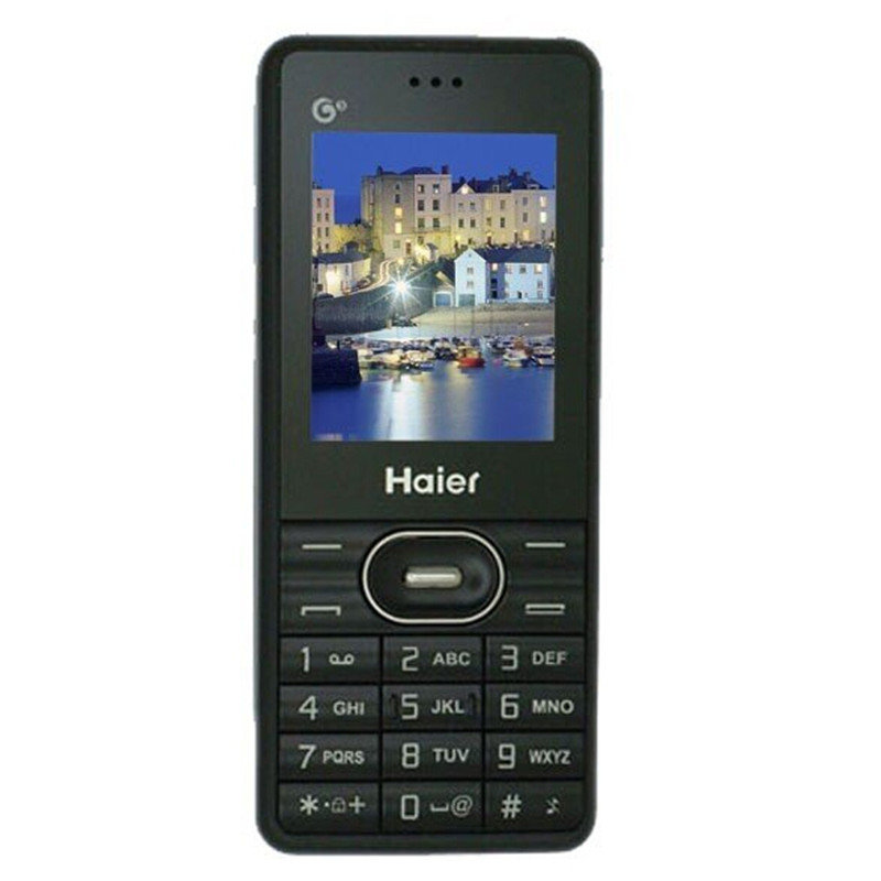 【手机黑色官方标配 4g卡图片】海尔(haier) m390 3g手机单卡双模 td