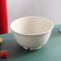 日式拉面碗单个家用创意防摔碗饭碗吃泡面碗北欧餐具大号汤碗面碗(特大号拉面碗【直径17cm*高9cm】北欧米色)