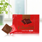 韩国进口零食品乐天(加纳红巧克力90g一盒)
