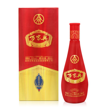 五粮液集团 万家兴.吉祥如意 52度 450ml 单瓶装