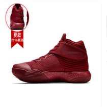 耐克男鞋2016春夏新款低帮欧文2代实战运动篮球鞋(红色 43)