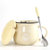 早餐杯大容量燕麦片马克杯陶瓷家用水杯带勺大肚杯子可爱(米白色大号早餐杯-配瓷盖专属勺(图案)