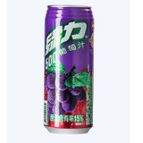 味丹绿力 绿力葡萄汁饮料 480ml/罐