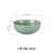 陶瓷餐碗北欧莫兰迪日式米饭碗面碗家用餐具盘子鱼盘西餐盘网红款(6英寸沙拉碗-莫兰迪薄荷绿)