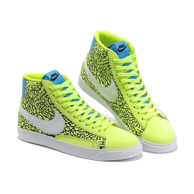 【耐克休闲鞋/板鞋图片】耐克nike开拓者高帮反毛皮新配色女鞋(浅绿