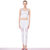 凯仕达新品女款时尚修身显瘦两件套跑步运动健身服瑜伽服套装 B6032(白色整套 S)
