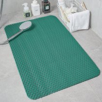 家用浴室防滑垫淋浴洗澡防滑地垫厕所卫生间卫浴防水脚垫镂空垫子(90*120cm 翠绿色)