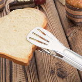 不锈钢食品夹子加厚食物夹烧烤夹牛排夹馒头面包夹烤肉夹8818-85(大+小)