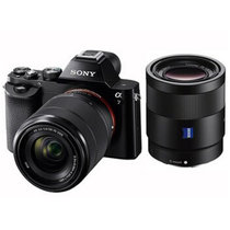 索尼（Sony）ILCE-7全画幅微单相机 A7（28-70+55/1.8）双镜头套机(套餐八)
