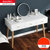 梳妆台网红ins收纳柜一体卧室经济小型北欧现代简约实木化妆桌子(22 默认)
