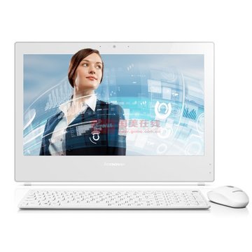 联想（Lenovo）扬天S800 24英寸一体电脑（G3260 4G 1T 2G独显 DVD刻 Wifi Win7）白色