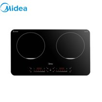 美的（Midea）双灶电磁炉 DZ35W5-111W家用双磁灶大火力多功能一体家用大功率电磁炉烧烤电磁灶 多能双灶电磁炉(【黑色】 热销)