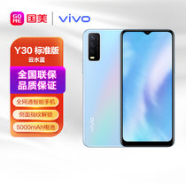 vivo手机Y30标准版4G全网通4G+128G云水蓝