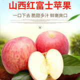 17岁的甜山西红富士苹果5斤装大果（80-85mm） 脆甜多汁 应季鲜果
