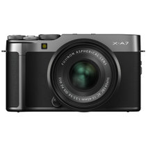 富士微单（FUJIFILM）X-A7/XA7 XC15-45黑色镜头 深灰色机身 微单/照相机 2420万像素 4K视频 蓝牙WIFI