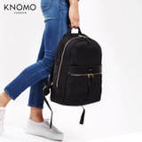 KNOMO英国Beaufort新品14寸电脑商务女包双肩包通勤双肩背包女包(黑色)