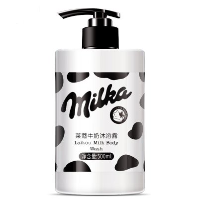 牛奶沐浴露500ml/瓶深层清洁舒缓滋润各种肤质 莱蔻LAIKOU