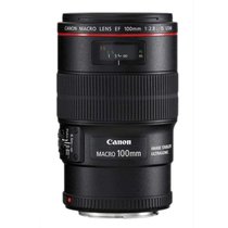 佳能（Canon）EF 100mm f/2.8L IS USM 微距镜头 新百微佳能100MM(黑色 套餐一)