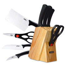 苏泊尔（SUPOR）刀具套装5件套 厨房套装刀具 剪刀菜刀水果刀厨师刀组合(默认)