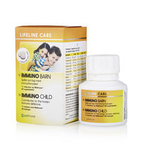 Lifeline care俪抚 葡聚糖儿童综合维生素增强免疫力咀嚼片60粒 保健品