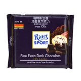 德国进口 RitterSport瑞特斯波德 精致浓醇黑巧克力 100g