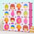 索尔诺收纳柜DIY组装树脂塑料卡通儿童简易衣柜宝宝衣橱(粉色 16门16格 M161600)