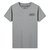 吉普盾   短袖T恤衫男青年新款纯棉夏季新款圆领大码t恤男装T6003(灰色 XL)