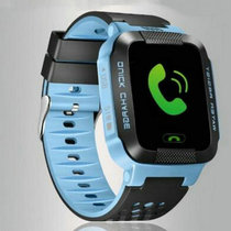【厂家直销】新款Y21智能手表通话手表学生儿童定位触屏手机电话手表(蓝色 厂家正品直销)