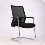云艳YY-LCL1214 电脑椅办公椅职员椅会议椅家用网布椅子弓形座椅(默认 默认)