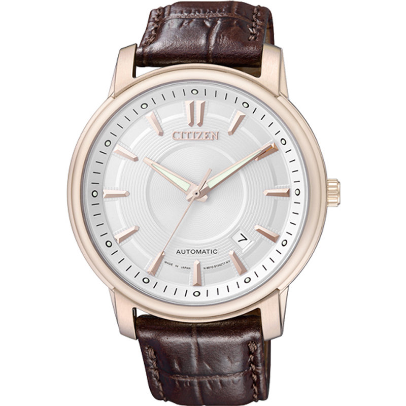 时尚品牌表西铁城citizen蓝宝石镜面休闲男士手表nb000206anb000206a