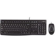 罗技（Logitech）MK120 键鼠套装 有线键鼠套装 办公键鼠套装 电脑键盘 笔记本键盘 有线套装