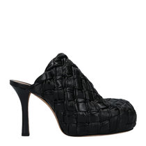 BOTTEGA VENETA黑色皮革女士高跟鞋 630149-VBT10-100037.5黑 时尚百搭