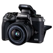 【真快乐自营】佳能(Canon)EOS M5（EF-M 15-45mm f/3.5-6.3 IS STM）微型单电套机 黑色