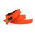 MASCOMMA时尚炫彩内嵌式板扣皮带腰带 4DMW536 荧光橙(100cm)