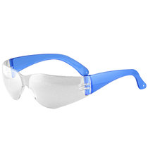 华特2401防护眼镜实验室工业打磨粉尘安全劳保透明防冲击防飞溅护目镜(蓝色)