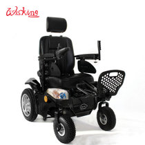 Wisking 威之群 大功率越野型电动轮椅 动力强劲 驾乘舒适 1023-33(黑)