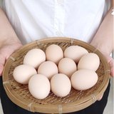 17岁的甜湖南溆浦农村土鸡蛋散养白壳鸡蛋10枚装 营养丰富