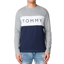 TOMMY HILFIGER男士灰色棉质运动衫 09T3301-004XXL码灰 时尚百搭