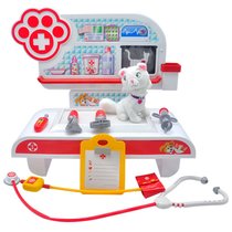 Klein儿童过家家玩具角色扮演宠物医疗台小医生模仿游戏3岁+医疗宠物箱QK4817