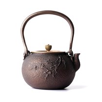 【御汕堂】日式茶道泡茶壶手工无涂层老铁壶电陶炉烧水铸铁小茶壶