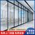 广州办公室玻璃隔断墙铝合金双玻磨砂钢化全景玻璃隔音墙屏风定制